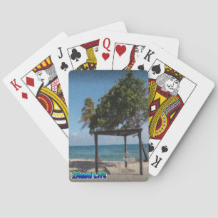 Hammock on the Beach  Playing Cards