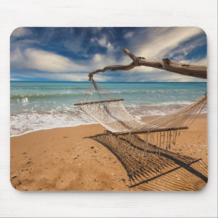 Hammock on the Shore Mouse Pad