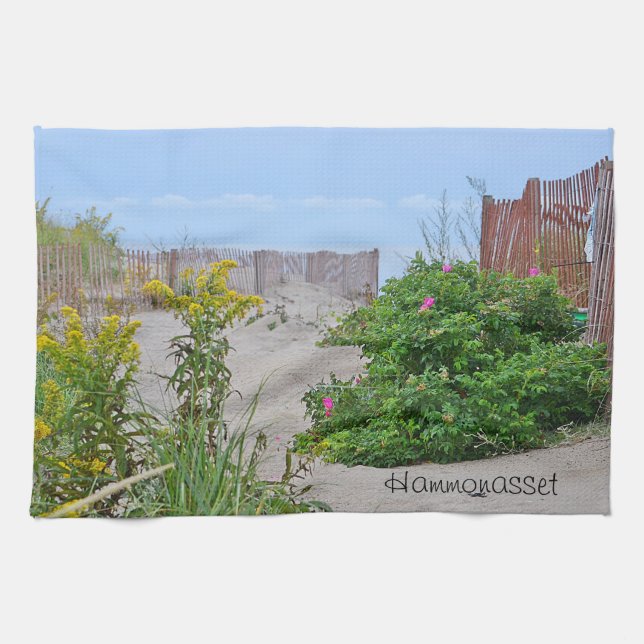 Hammonasset Beach Dish Towel (Horizontal)
