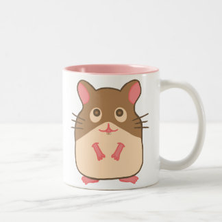 Hammy Hamster Two-Tone Coffee Mug