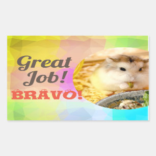 HammyVille - Cute Hamster Great Job Bravo Sticker