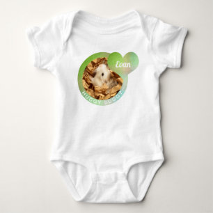 HammyVille - Cute Hamster Heart Huggy Buggy Baby Bodysuit