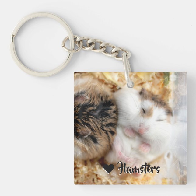 Hammyville - Cute Hamster Keychain (Front)