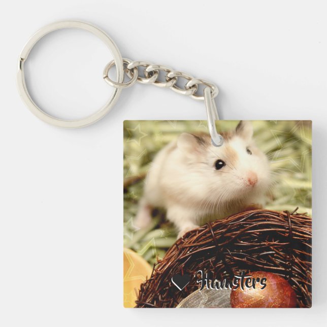Hammyville - Cute Hamster Keychain (Front)