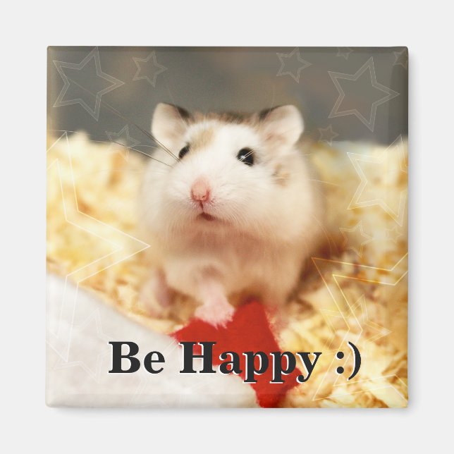 Hammyville - Cute Hamster Magnet (Front)