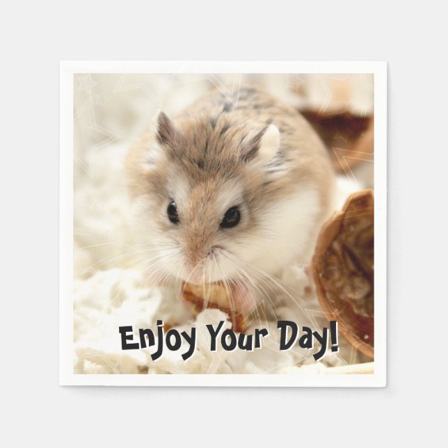 Hammyville - Cute Hamster Napkin (Front)