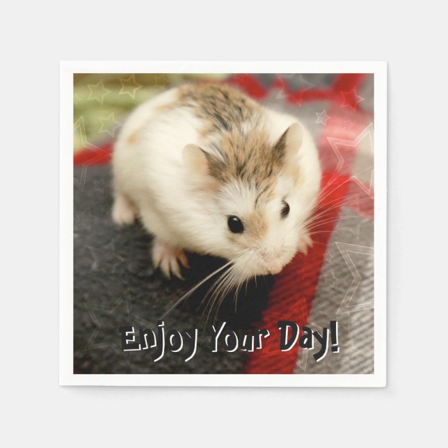 Hammyville - Cute Hamster Napkin (Front)