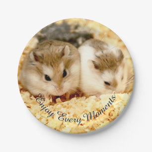Hammyville - Cute Hamster Paper Plate