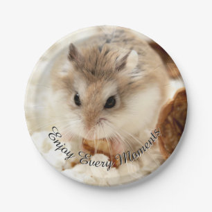 Hammyville - Cute Hamster Paper Plate