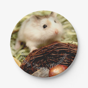 Hammyville - Cute Hamster Paper Plate