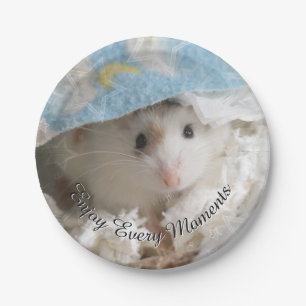 Hammyville - Cute Hamster Paper Plate