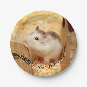 Hammyville - Cute Hamster Paper Plate