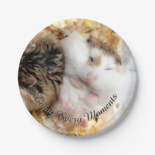 Hammyville - Cute Hamster Paper Plate