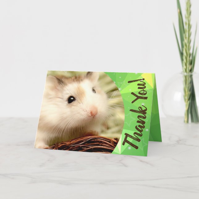 Hammyville - Cute Hamster Thank You (Front)