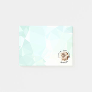 HammyVille - Cute Hamster with Motivational Quote Post-it Notes
