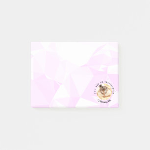 HammyVille - Cute Hamster with Motivational Quote Post-it Notes