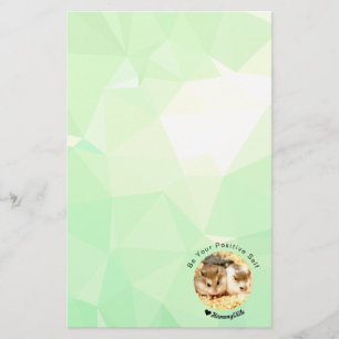 Hammyville - Cute Hamster with Motivational Quote Stationery