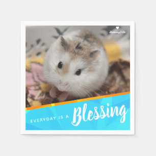 Hammyville - Cute Robo Hamsters Blessing Napkin