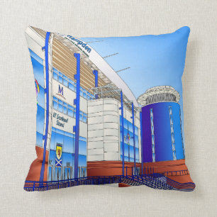 Hampden Football Club Throw Pillow