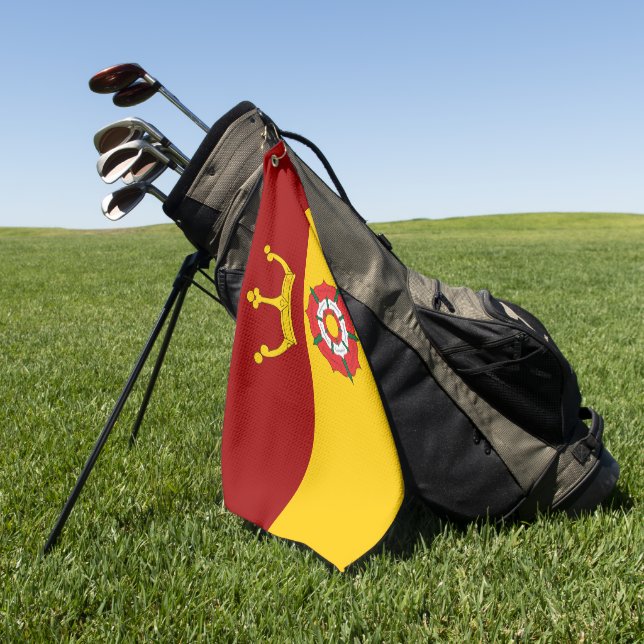 Hampshire county flag golf towel (Green)