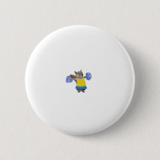 Hampster Cheerleading 2 Inch Round Button