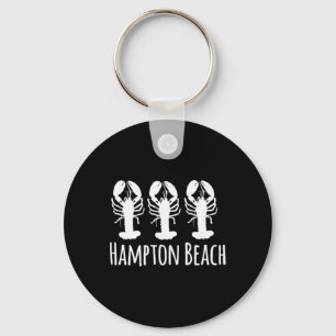Hampton Beach New Hampshire Lobster Nautical Coast Keychain