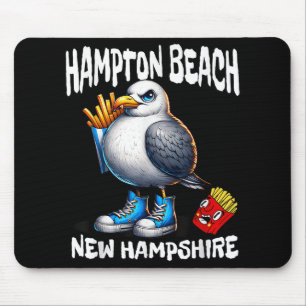 Hampton Beach New Hampshire Seagull French Fries S Mouse Pad