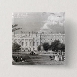 Hampton Court Palace 2 Inch Square Button
