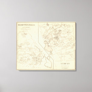 Hampton Falls, Auburn Canvas Print