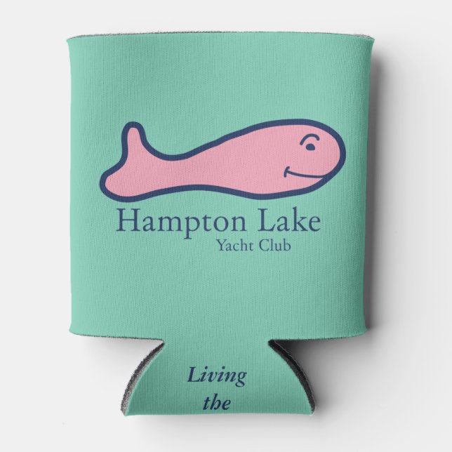 Hampton Lake - non personalized Can Cooler (Front)