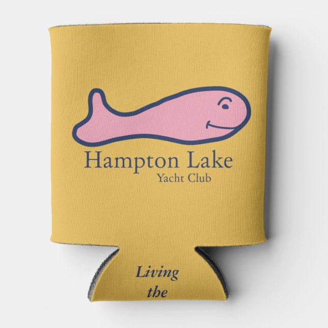 Hampton Lake - non personalized Can Cooler (Front)
