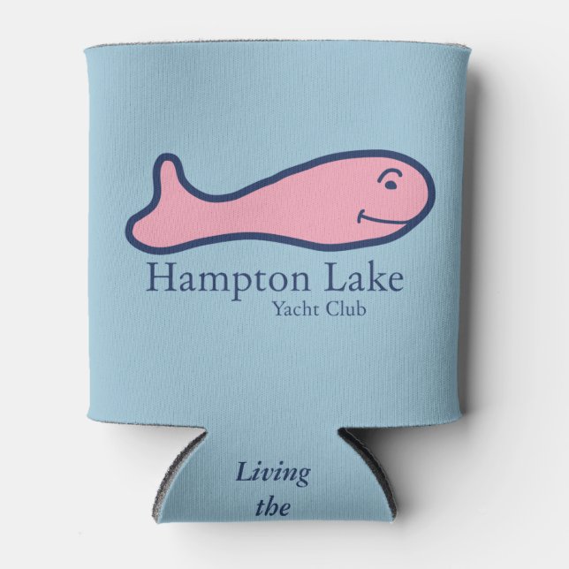 Hampton Lake - non personalized Can Cooler (Front)