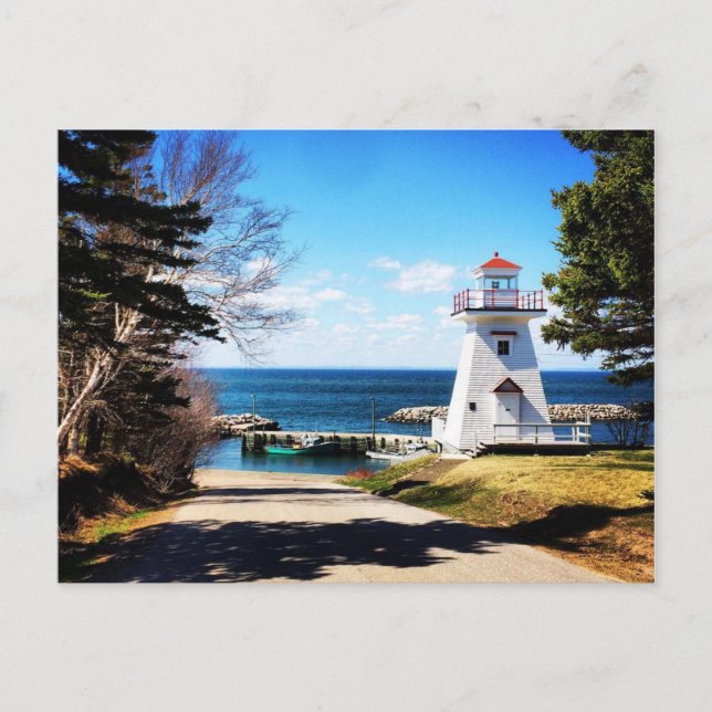 Hampton Lighthouse Bridgetown Nova Scotia Canada Postcard (Front)