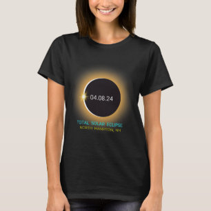 Hampton Nh Total Solar Eclipse 040824 New Hampshir T-Shirt