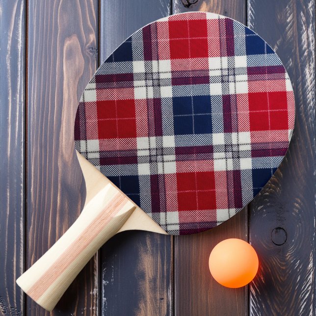 Hampton Plaid Ping Pong Paddle (Creator Uploaded)