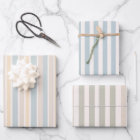 Hamptons Duck Egg Blue & Sage Stripes