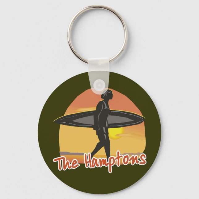 Hamptons Surf Keychain (Front)