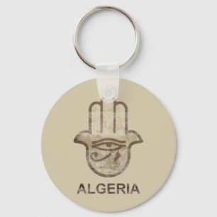 Hamsa Algeria Keychain