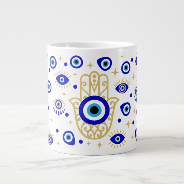 Hamsa Evil Eye Specialty Mug (Front)