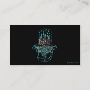 Hamsa Flower Life Business Card