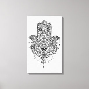 Hamsa Hand Canvas Print