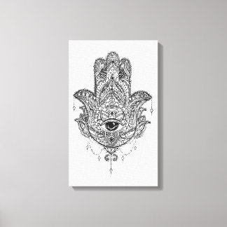 Hamsa Hand Canvas Print