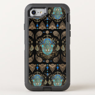 Hamsa Hand -Hand of Fatima Ornament OtterBox Defender iPhone 8/7 Case