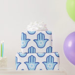 Hamsa Hand Jewish Holiday Hanukkah Gift Wrap<br><div class="desc">Hamsa Hand Jewish Holiday Hanukkah Gift Wrap.</div>