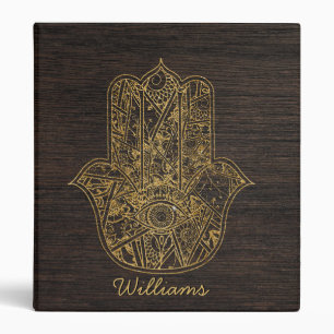 HAMSA Hand of Fatima symbol amulet design Binder