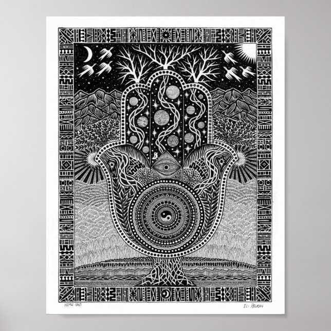 Hamsa Hand Poster (Front)