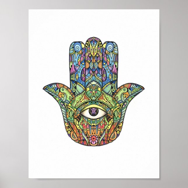 Hamsa Hand Poster (Front)