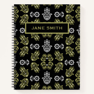 Hamsa Hand Protection Art Notebook