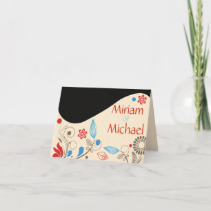 HAMSA HAND Wedding Thank You Card