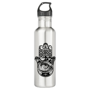Hamsa Hand Zendoodle 710 Ml Water Bottle